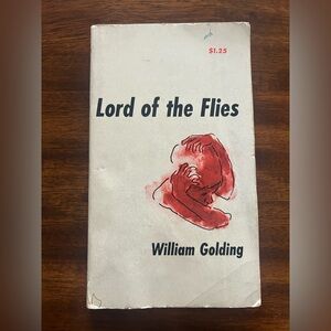 📚 4/$25 Vintage Lord of the Flies by William Golding 1959 Paperback 22nd Print